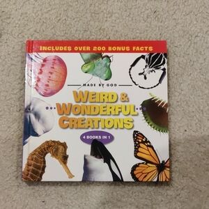 Weird & Wonderful Creations 4 In 1 Hardcover Book Includesover 200 Bonus Facts